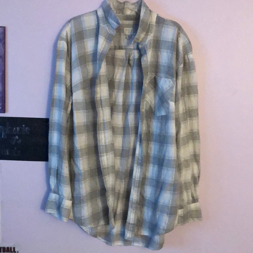 Grey flannel with a sparkly pattern